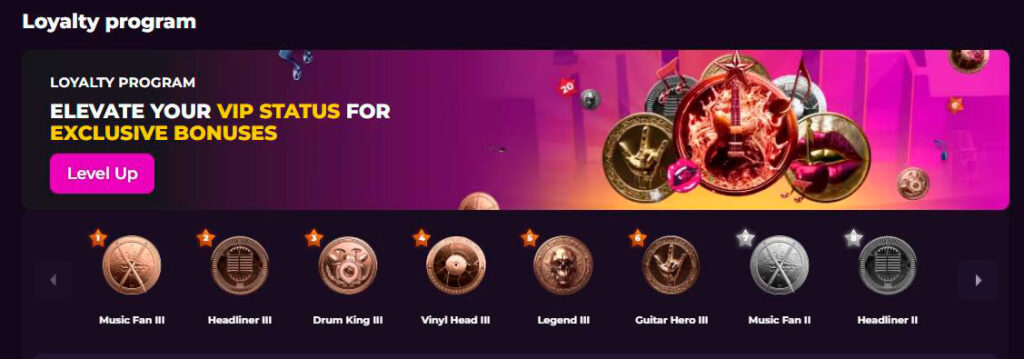 loyalty club rockstar casino